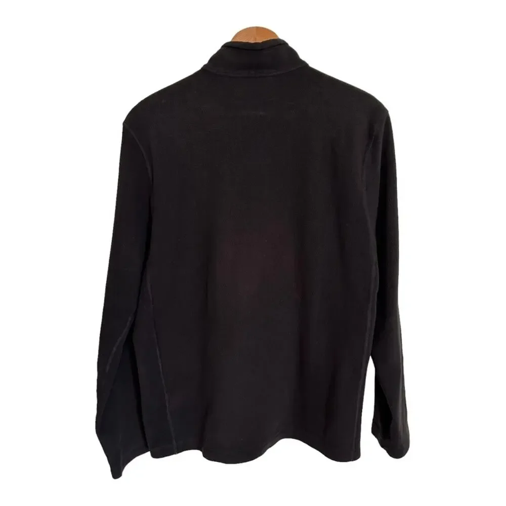The North Face TKA Glacier 1/4 Zip Fleece Pullover Black Medium